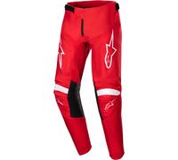 Alpinestars Racer Lurv Youth Motocross Pants, white-red, size 24