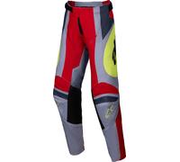 Alpinestars Racer Melt Youth Motocross Pants, red/grey, size 24