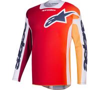 Alpinestars Racer Portl Motocross Jersey, grey-red, size L for Men