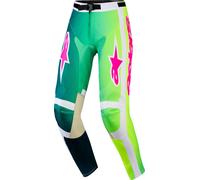 Alpinestars Racer Portl Motocross Pants, black-white-green, size 34 for Men