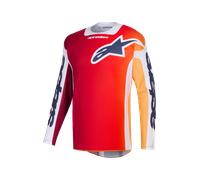Alpinestars Racer Portl Long Sleeve Jersey Red,Orange 2XL Men