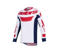 Alpinestars Racer Riway MX Jersey White/Blue/RedXL White,Blue,Red