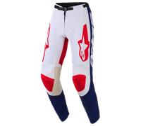 Alpinestars Racer Riway Motocross Pants, white-red-blue, size 32 for Men