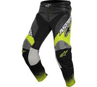 Alpinestars Racer Supermatic Motocross Pants 2017, black-yellow, size 28 for Men