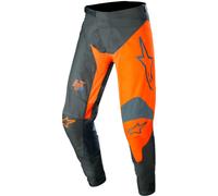 Alpinestars Racer Supermatic Motocross Pants, grey-orange, size 30 for Men