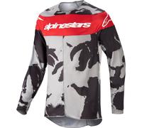 Alpinestars Racer Tactical Jersey Gray/Camo/Mars Red M Motocross Jersey