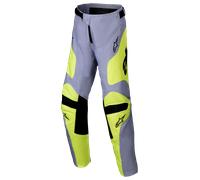 Alpinestars Racer Veil Youth Motocross Pants, grey-yellow, size 24