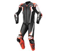 Alpinestars Racing Absolute V2 1 PC Leather MC Leather Suit Black/White/Red Fluo52 Black,White,Red Fluo