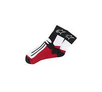 Racing Road Short Socks Black Red
