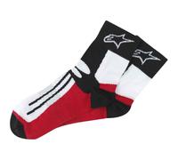 Alpinestars Short Road Running Socks - S/M - Black/Red
