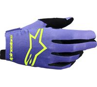 Alpinestars Gloves Radar 2025 Model Purple/Yellow