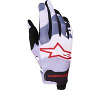 Alpinestars Radar MX | MTB Gloves (Ash Grey/Light Lilac/Red/Black)