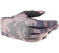 Alpinestars Radar Motocross Gloves, green-multicolored, size S for Men
