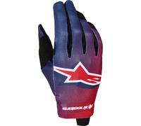 Alpinestars Radar Motocross Gloves, red/dark blue, size 2XL