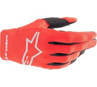 Alpinestars Radar Motocross Gloves, red-silver, size M for Men