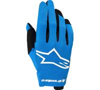 Alpinestars Radar Motocross Gloves, white-blue, size M for Men