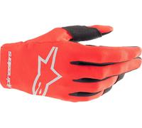Alpinestars Radar Motorcycle Gloves Red White Black