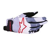 Alpinestars Radar MX | MTB Gloves (Ash Grey/Light Lilac/Red/Black)