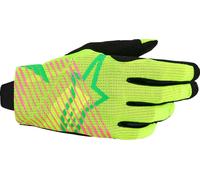 ALPINESTARS Radar Pro Gloves GRN/YELL/PNK FL 2025 Model