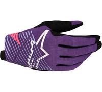 Alpinestars Radar Pro Motocross Gloves, purple/black, size M