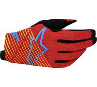 Alpinestars Radar Pro Motocross Gloves, red/black, size L