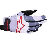 Alpinestars Radar Youth Motocross Gloves, black/grey/purple, size 3XS