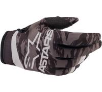 Alpinestars Radar Youth Motocross Gloves, black-grey, size M