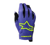 Alpinestars Radar Youth Motocross Gloves, purple-yellow, size L