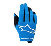 Alpinestars Radar Youth Motocross Gloves, white-blue, size M