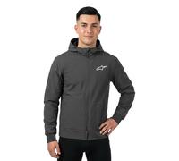 Alpinestars Radium Tech Motorcycle Zip Hoodie, black/white, size XL