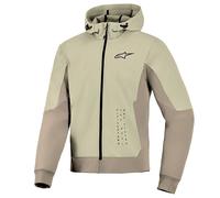 Alpinestars Radium Tech Armoured Motorcycle Riding Hoodie Mastic Aluminum