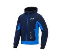 Alpinestars Radium Tech Motorcycle Zip Hoodie, blue, size 2XL for Men