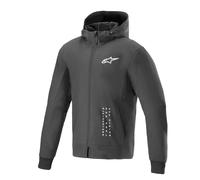 Alpinestars Radium Tech Mens Motorcycle Hoodie Armoured Bike Jacket Black