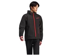 Alpinestars Radium Tech Motorcycle Zip Hoodie, black/red, size 3XL