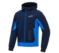 Alpinestars Radium Tech Motorcycle Zip Hoodie, blue, size 3XL