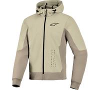 Alpinestars Radium Tech Motorcycle Zip Hoodie, grey/beige, size 4XL