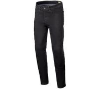Alpinestars Radium V2 Denim Jeans Motorbike Motorcycle Black Rinse