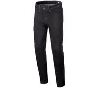 Alpinestars Radium V2 Denim Motorcycle Textile Pants, black, size 33 for Men