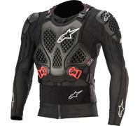Alpinestars Red V2 Bionic Tech Jacket Black Red Large 6506520-13-L 482-6102L
