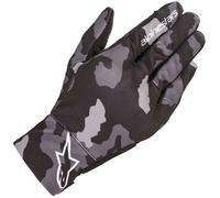 Alpinestars Reef Textile Gloves Motorbike Motorcycle Summer Black Grey Camo