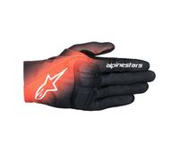 Alpinestars Reef V2 Motorcycle Motorbike Gloves Black Red Fluo White