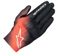 Alpinestars Reef V2 Lightweight Summer Motorcycle Gloves Black Red Fluo White