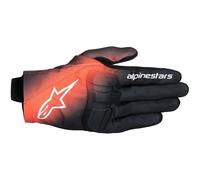 Alpinestars Reef V2 Motorcycle Motorbike Gloves Black Red Fluo White