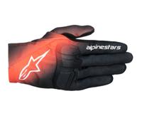 Alpinestars Reef V2 Motorcycle Motorbike Gloves Black Red Fluo White
