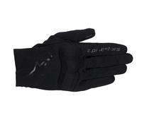 Alpinestars REEF V2 Motorcycle Short Textile Gloves (Black/Black)