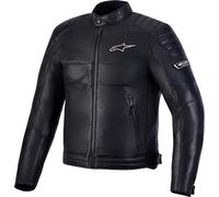 Alpinestars Revern Motorcycle Leather Jacket, black, size 4XL