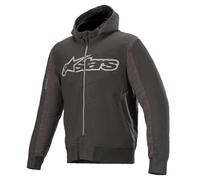 Alpinestars Rhod CE Armoured Motorcycle Hoodie - Melange Black