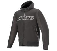 Alpinestars Rhod Windstopper Motorcycle Hoodie, black-grey, size L for Men