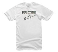 Alpinestars Ride 2.0 Camo Tee Casual Mens T Shirt Motorcycle Top Black White