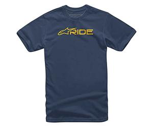 Alpinestars -Ride 3.0 Tee T-Shirt Navy/Gold